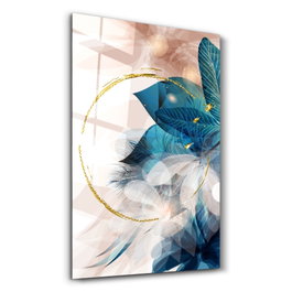 Wallity Pintura Decorativa de Vidrio Templado Multicolor 46 x 72 cm